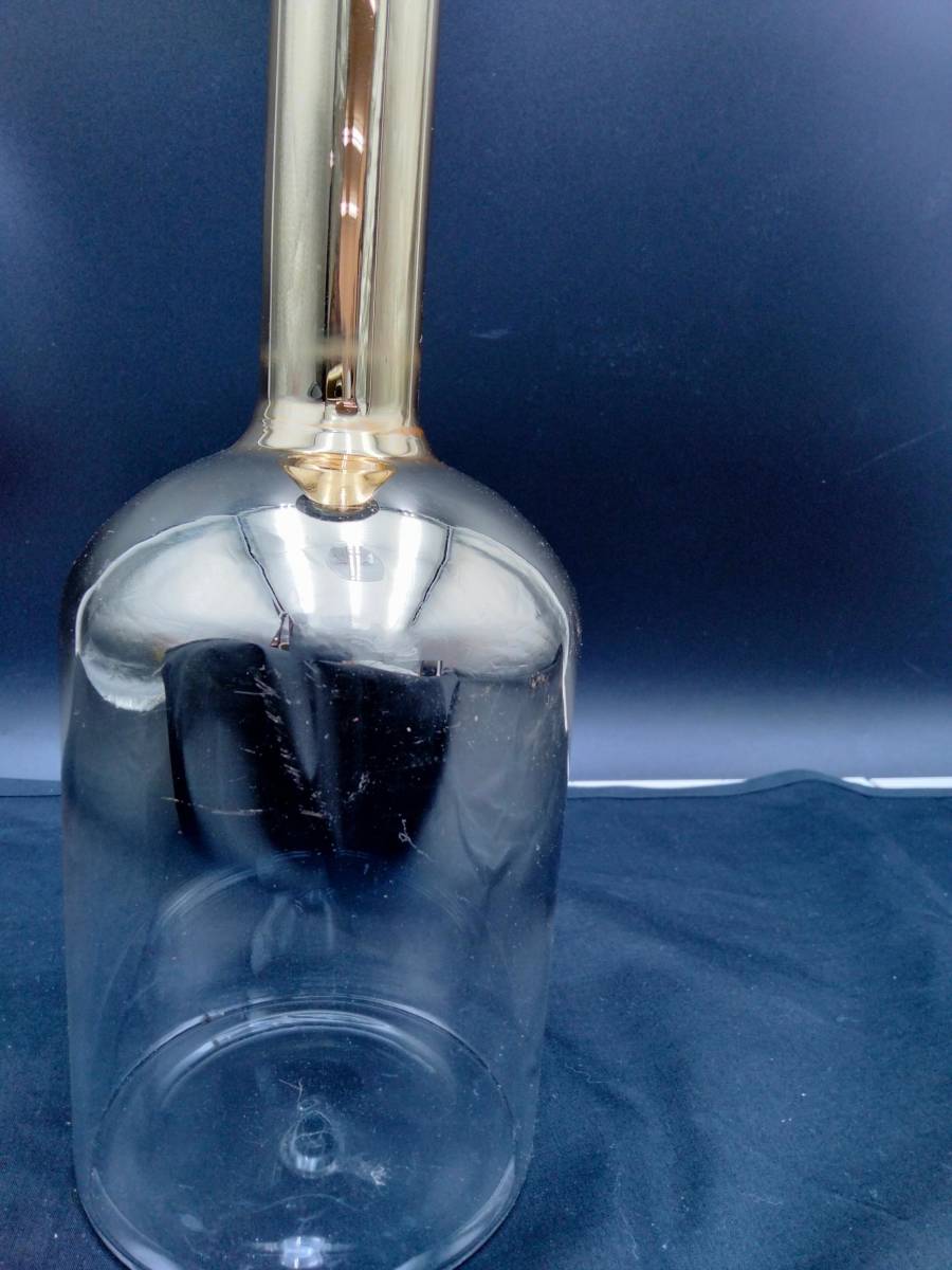 (G-2311FB29)フラワーベース&フェイクフラワー◆ボトル型花瓶◆ガラス製◆Φ10×25cm◆参考価格￥3,590◆モデルルーム展示品◆カラー_画像3