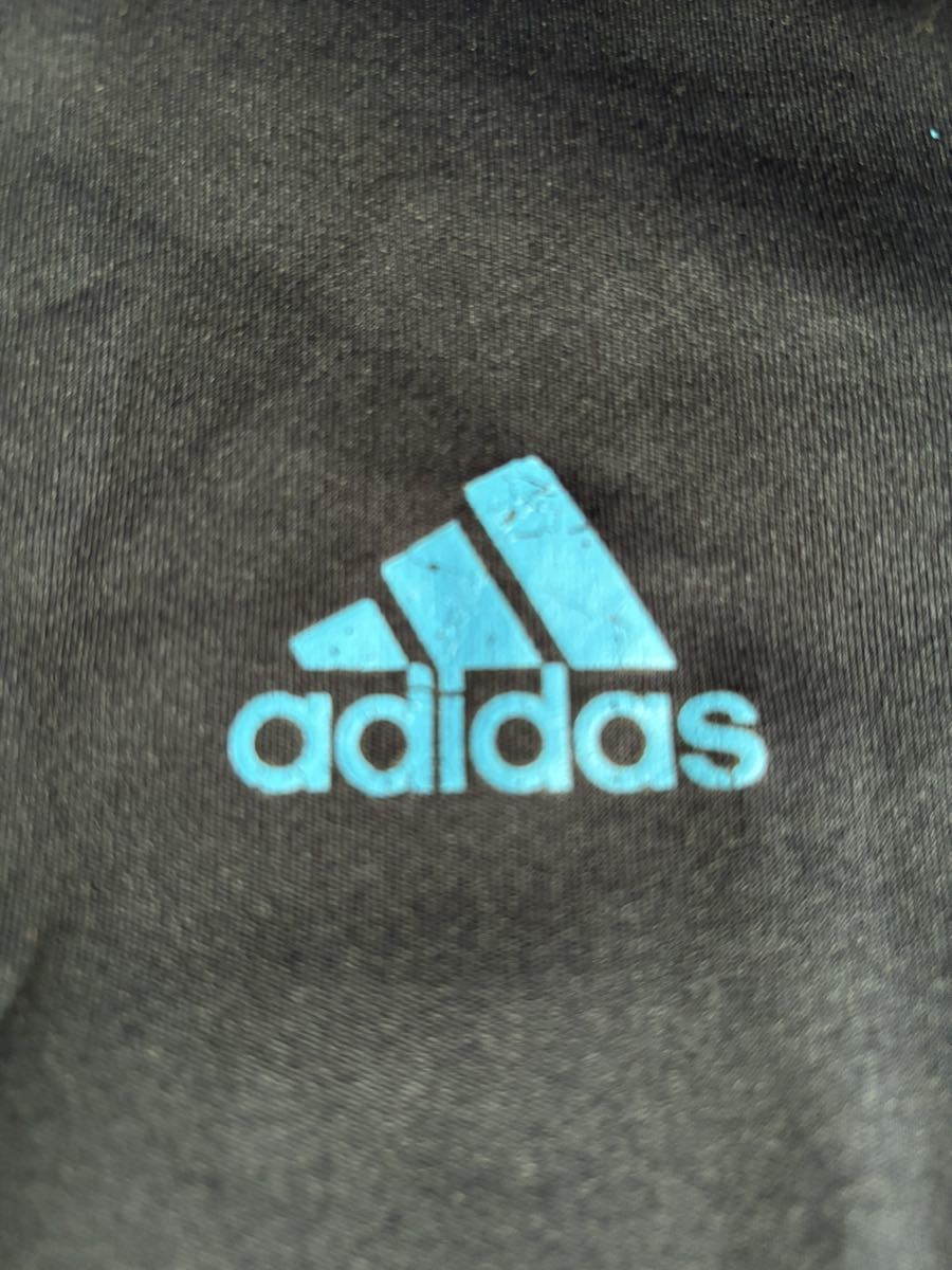 アディダス adidas 半袖 Tシャツ トレーニングウェア 紺 ネイビー Mサイズの画像2