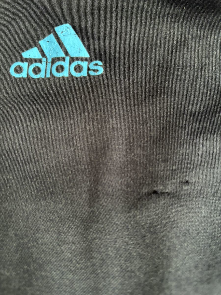 アディダス adidas 半袖 Tシャツ トレーニングウェア 紺 ネイビー Mサイズの画像3