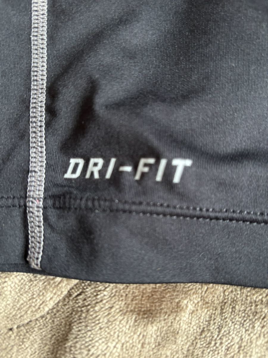 NIKE ナイキ スポーツウェア トレーニングウェア 半袖Tシャツ コンプレッションタイプ Lサイズ 黒色 ブラック DRI-FITの画像4