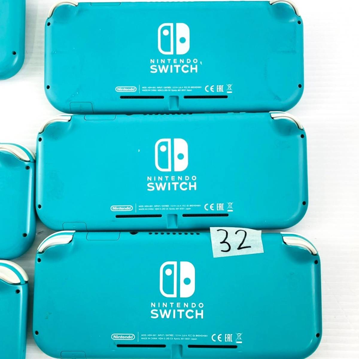 ★32【通電確認済／10台セット！】Nintendo Switch Lite 本体 スイッチ ライト HDH-001 ターコイズ ブルー 青 水色 ニンテンドー 任天堂_画像10