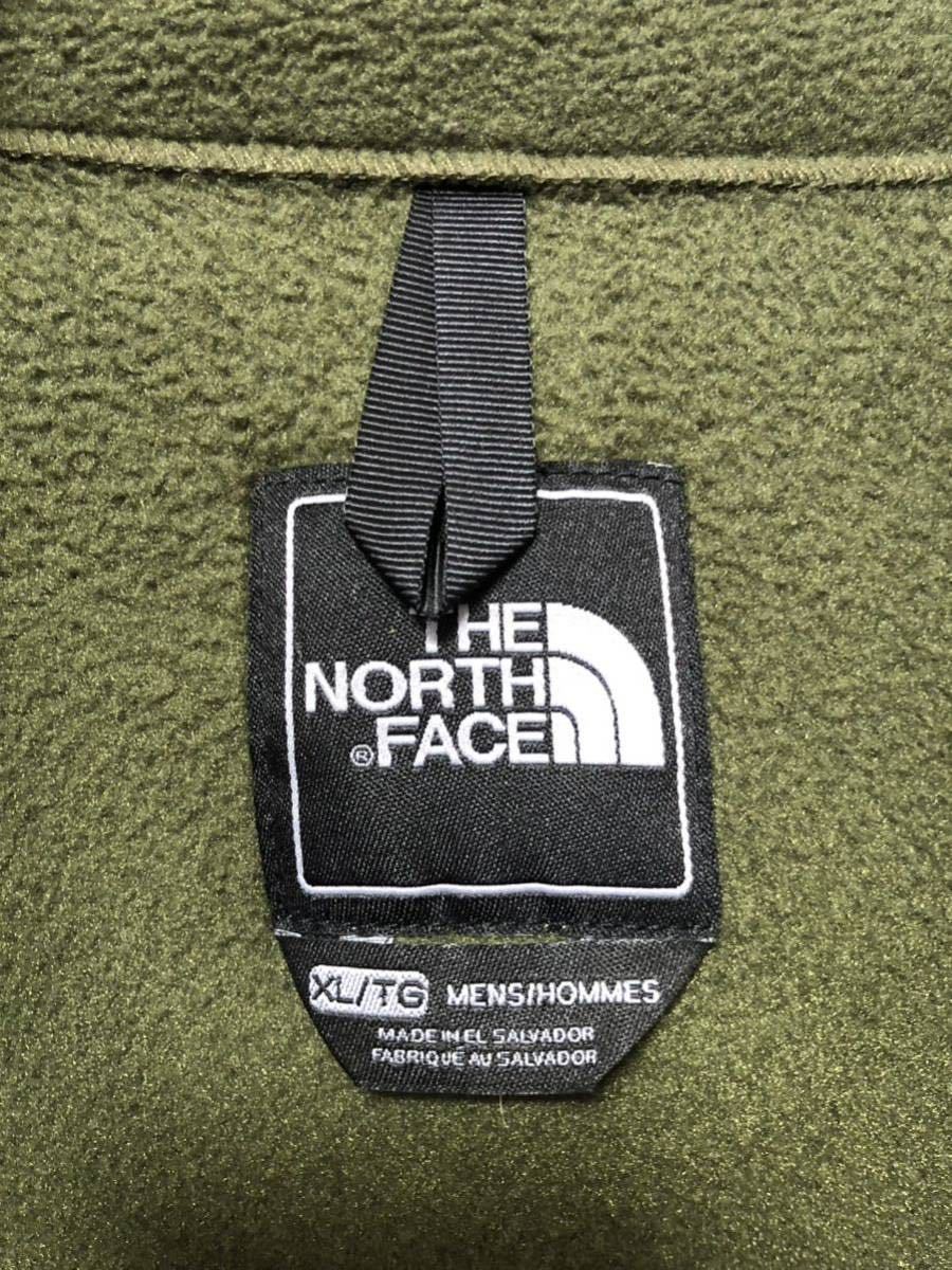 90's THE NORTH FACE VINTAGE ノースフェイス ビンテージ デナリ フリース ジャケット カーキ ブラック ヌプシ バルトロ ダウン 茶タグ_画像2