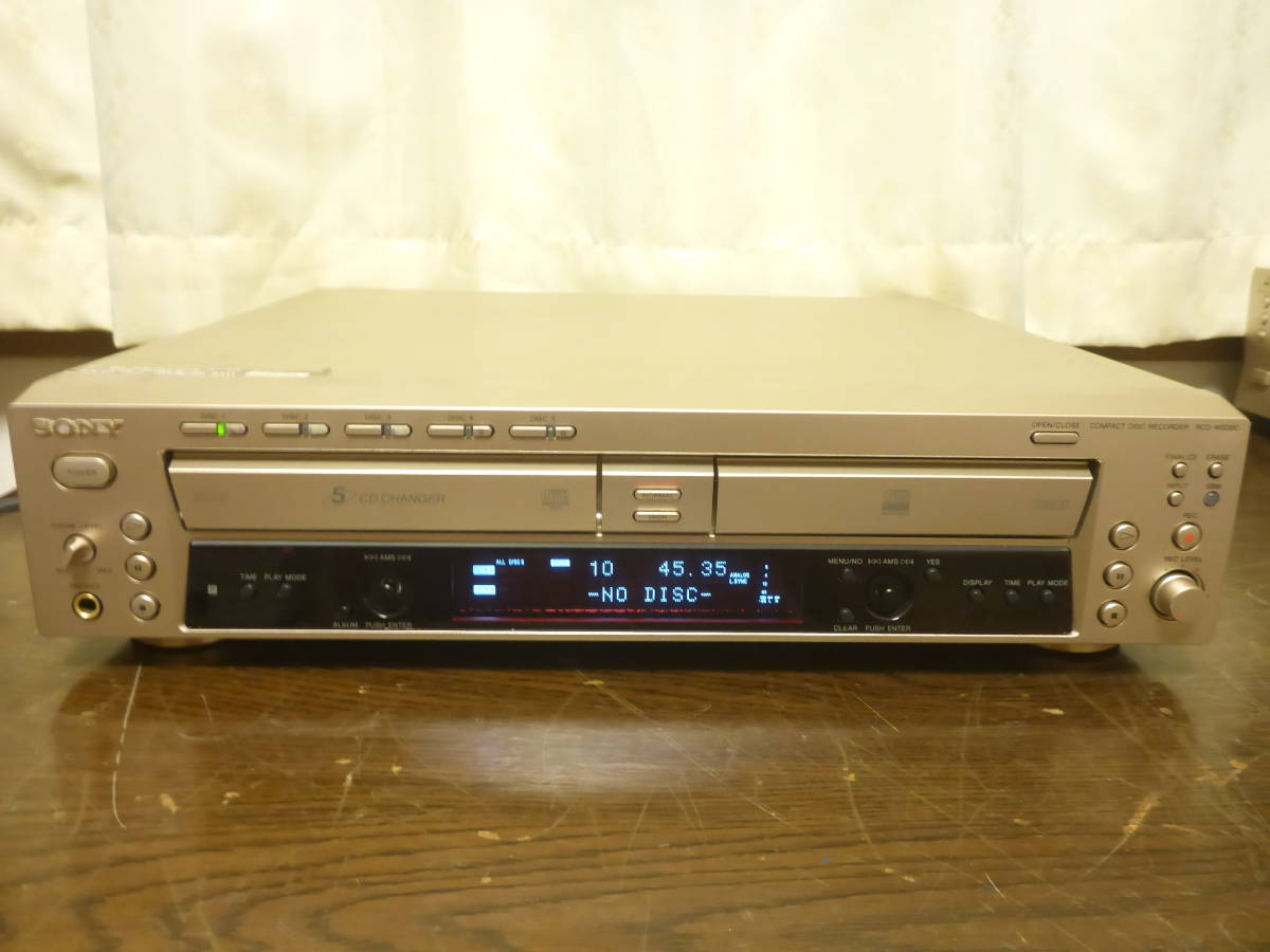 SONY RCD-W500C CD recorder changer Sony : Real Yahoo auction salling