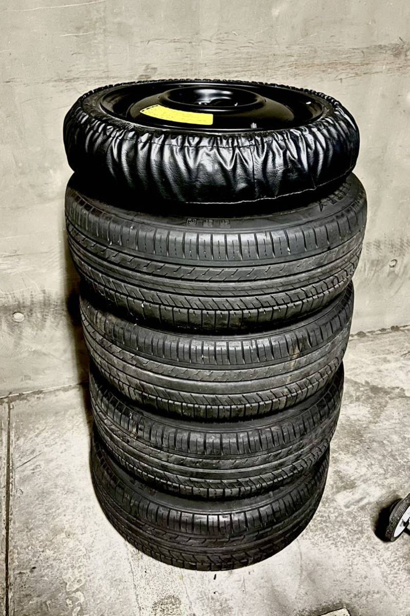 ワタナベ PCD100 4穴 14インチ　6.5J×4タイヤ185/60R14ロードスターNAツライチ ロードスターNA8C NA6C マツダ純正応急タイヤ スペア AE86_画像8