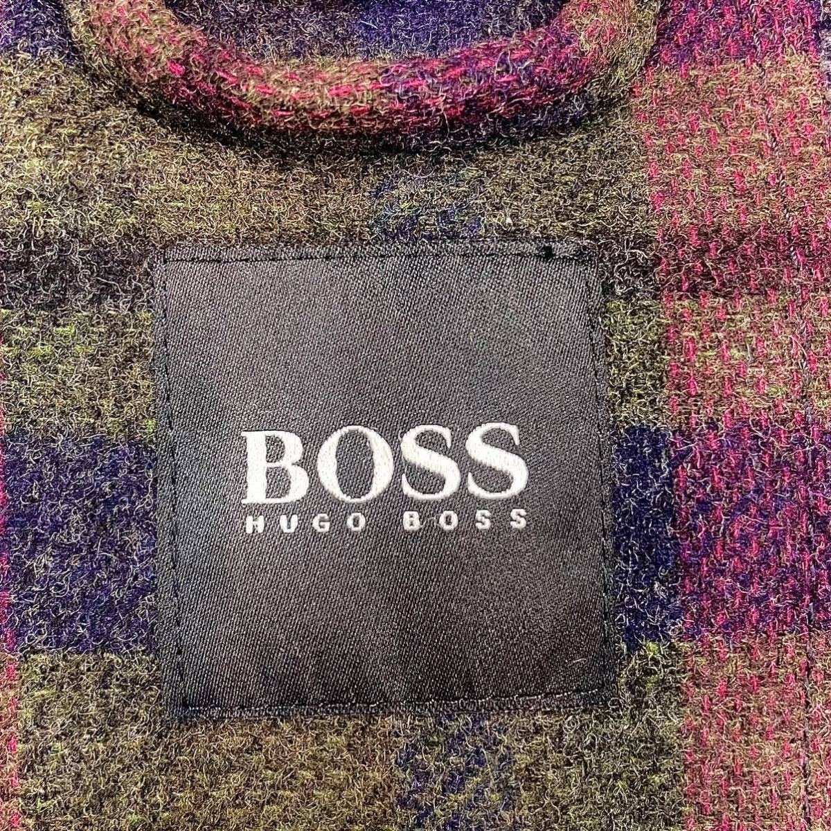 【極美品】HUGO BOSS 大谷 翔平 アンバサダーブランド テーラード ジャケット アウター チェック ペイズリー ヒューゴ ボス_画像7