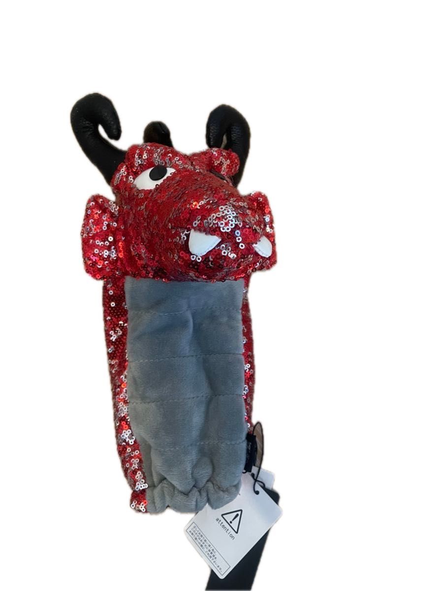 新品未使用 DanceWithDragon スパンコールヘッドカバーFW ダンスウィズドラゴン ぬいぐるみ 新品未使用 DanceWithDragon スパンコールヘッドカバーFW ダンスウィズドラゴン ぬいぐるみ