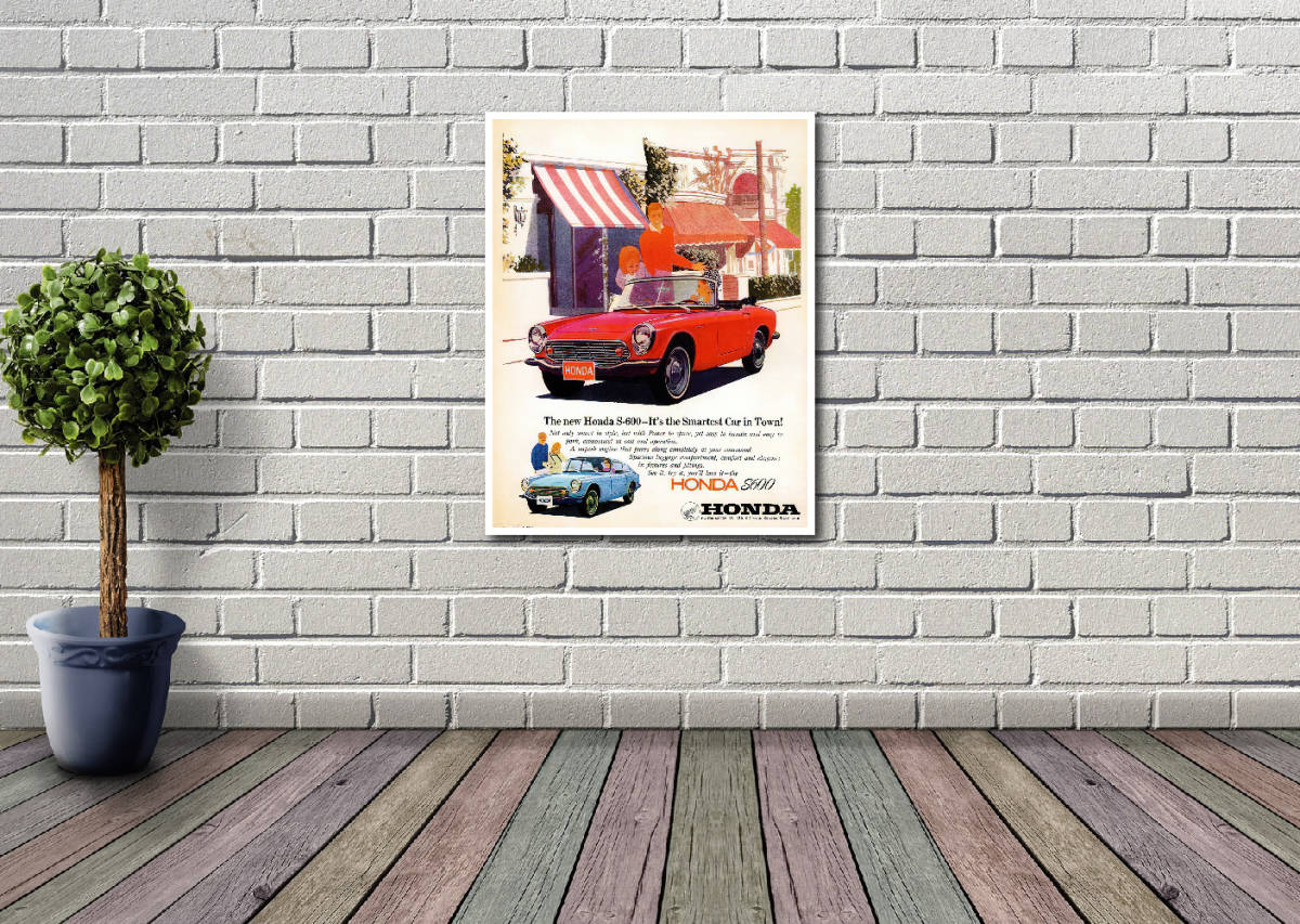 新品 ホンダ S600 タペストリー ポスター /167/ 映画ポスター 壁 ガレージ装飾 フラッグ バナー _画像1