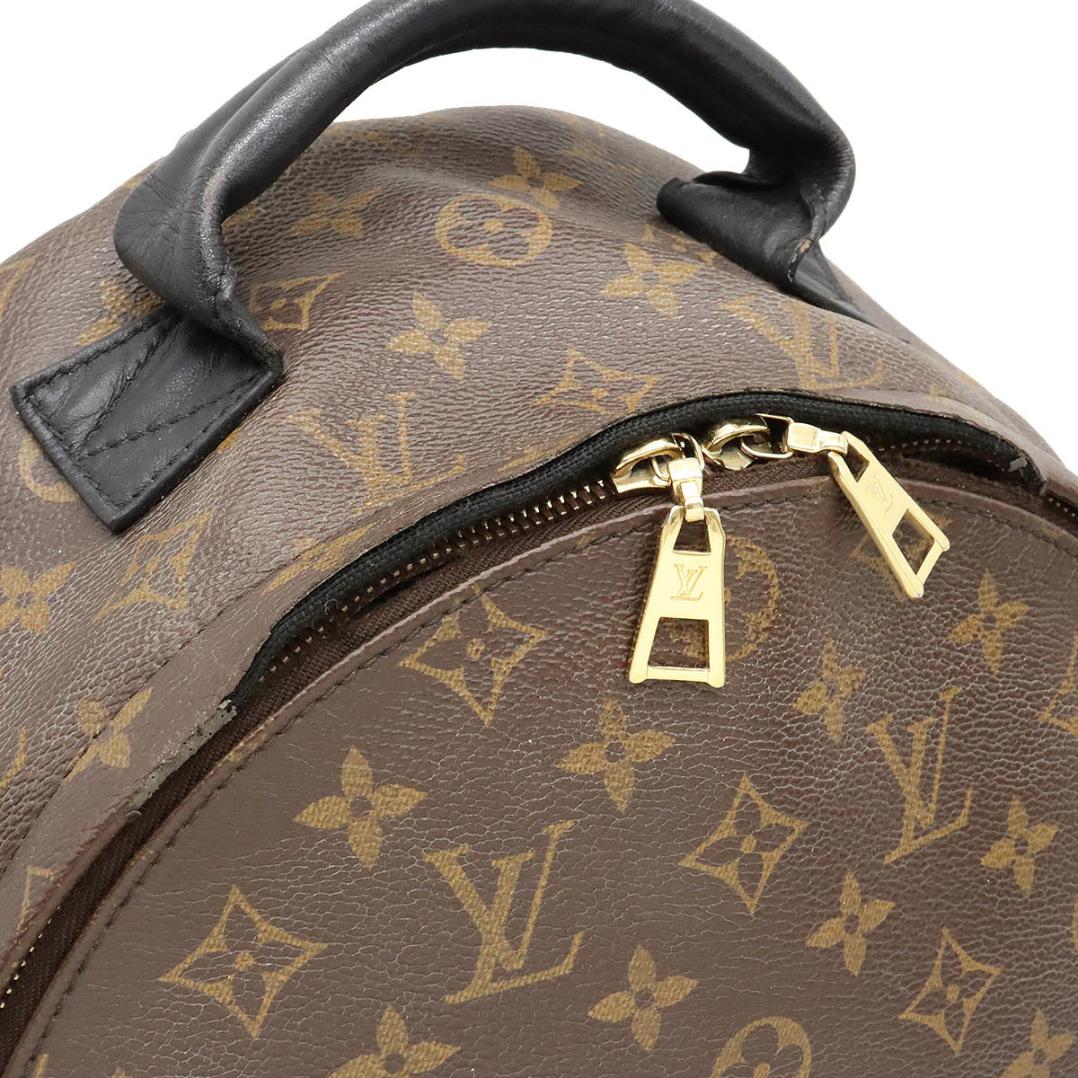 LOUIS VUITTON ルイ ヴィトン モノグラム パームスプリングスMM バックパック リュックサック ショルダーバッグ_画像4