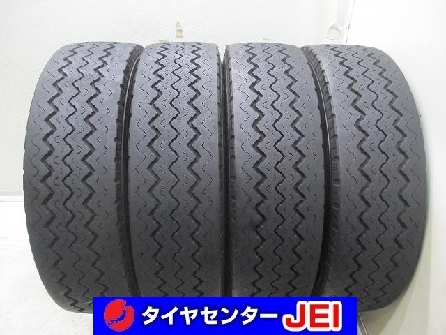 195-75R15 109/107L LT 7.5-6.5ｍｍ ブリヂストン RD‐616 2022年製 中古タイヤ【4本】送料無料(M15-5761）