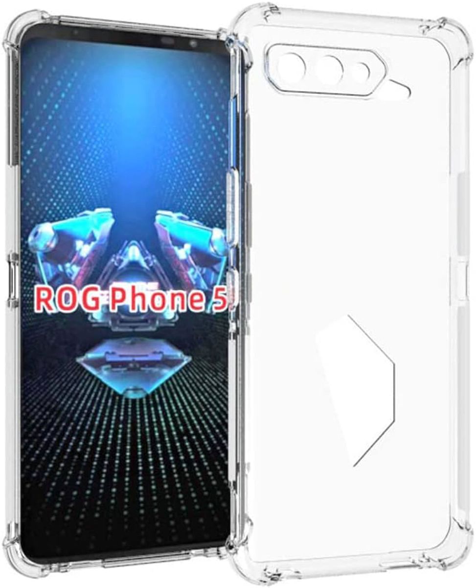 ASUS ROG Phone 5 ZS673KSスマホカバー ソフト クリア 透明 カバー