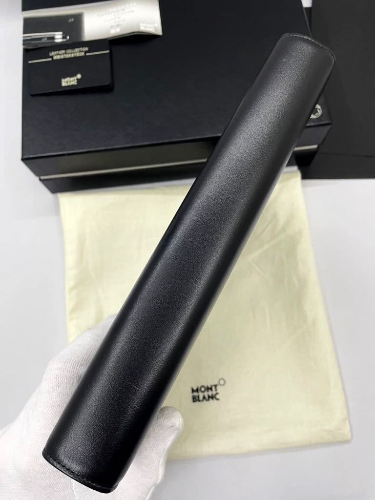 未使用品　モンブラン　ノートカバー　A5サイズ　ブラック　マイスターシュテュック　メンズ　手帳カバー　システム手帳　ボールペン
