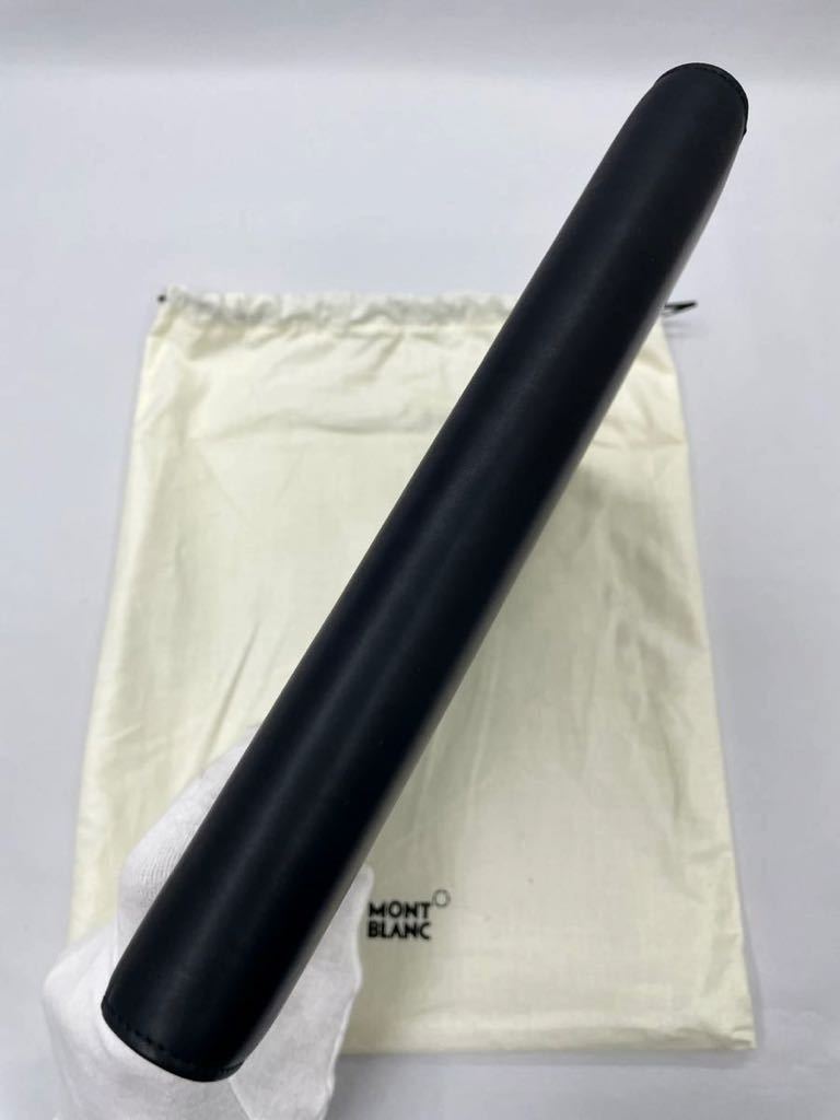 未使用品 モンブラン ノートカバー A5サイズ ブラック マイスターシュテュック メンズ 手帳カバー システム手帳 ボールペンの画像8