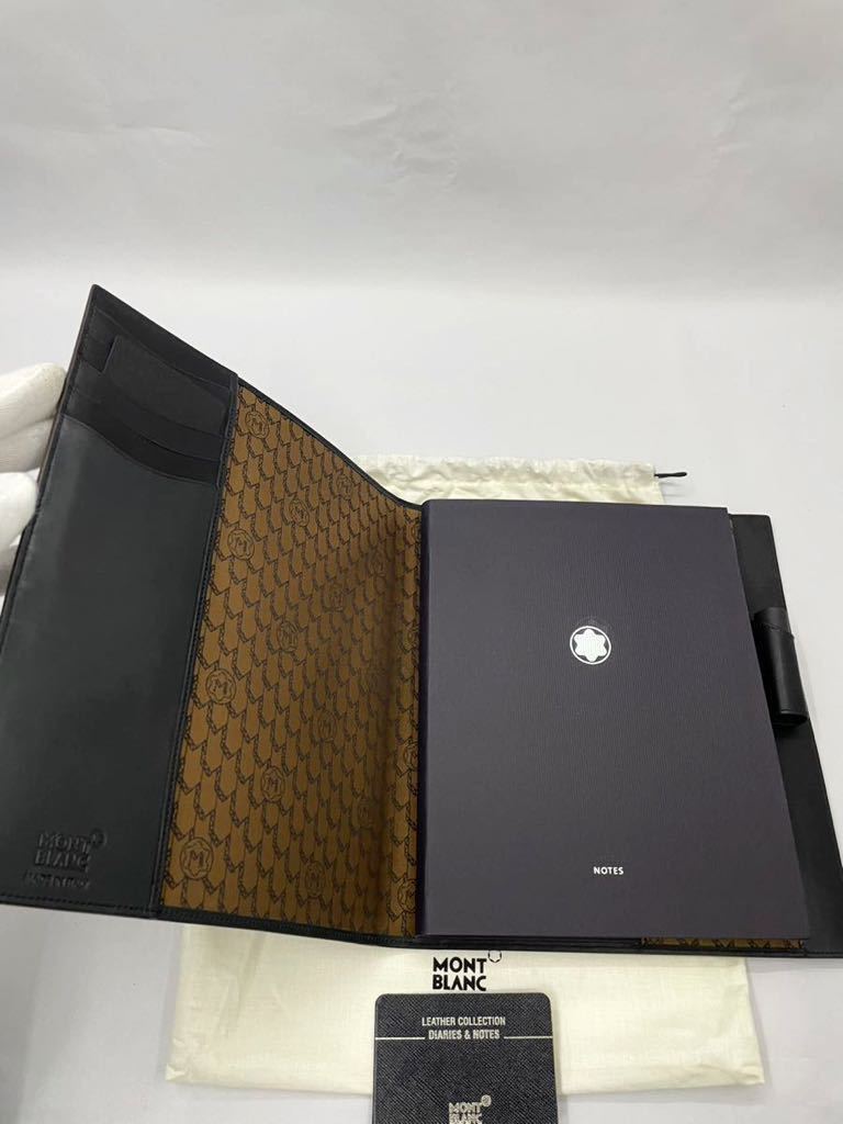 未使用品 モンブラン ノートカバー A5サイズ ブラック マイ 未使用品 モンブラン ノートカバー A5サイズ ブラック マイ