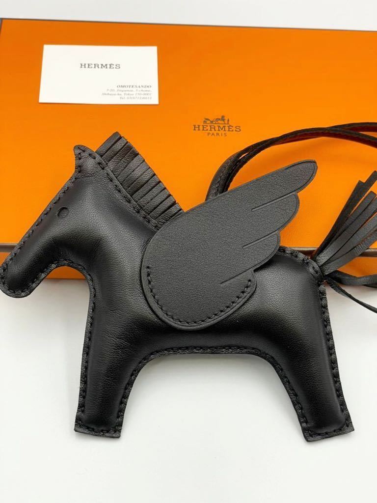  Hermes Rodeo Pegasus MM размер so- черный Z печать не использовался товар сумка очарование Birkin Kelly портфель anyo-miro чёрный черный PM