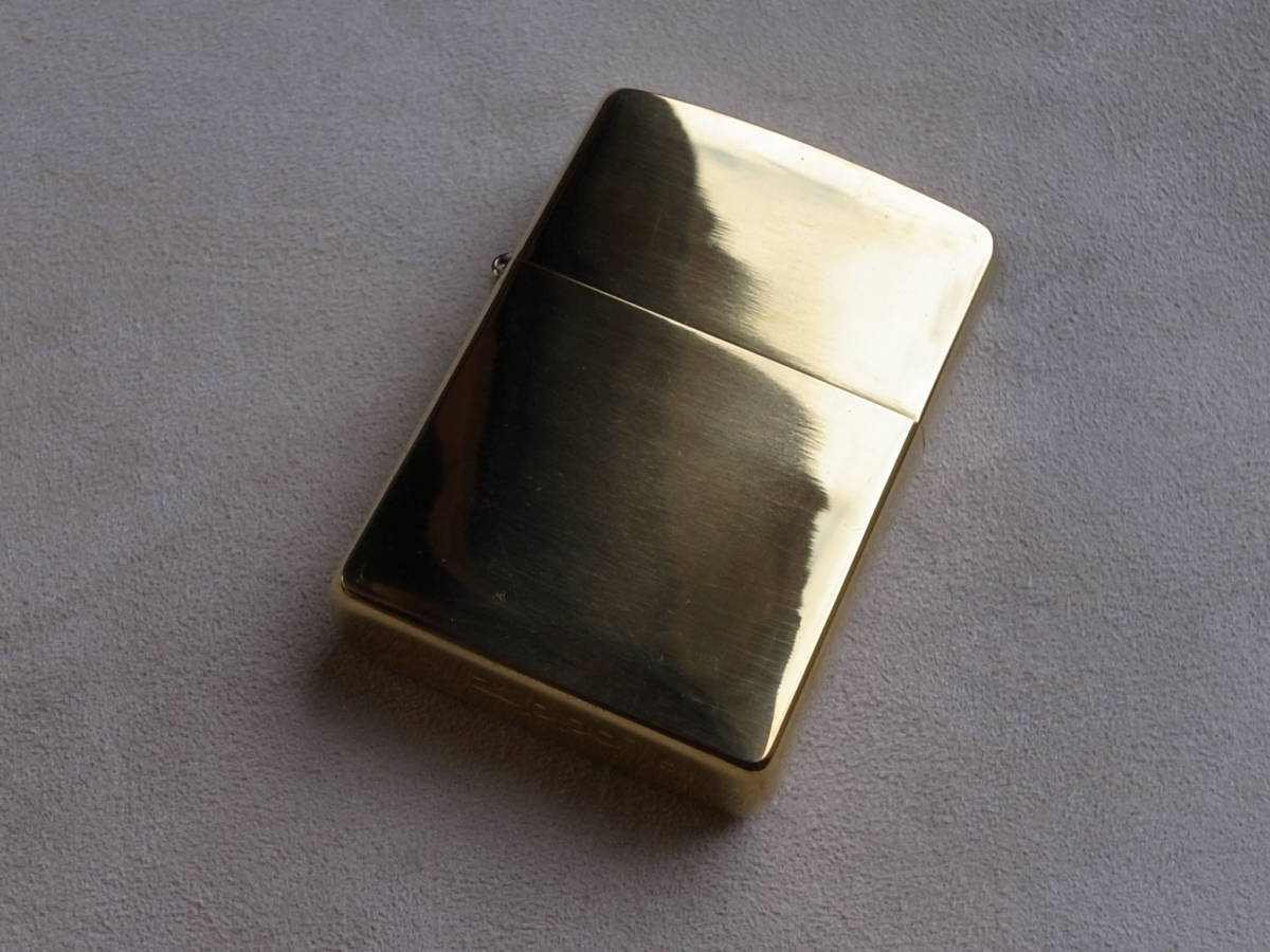 ☆zippo☆ソリッドブラス☆2006年製☆未使用・デッドストック品☆_画像3