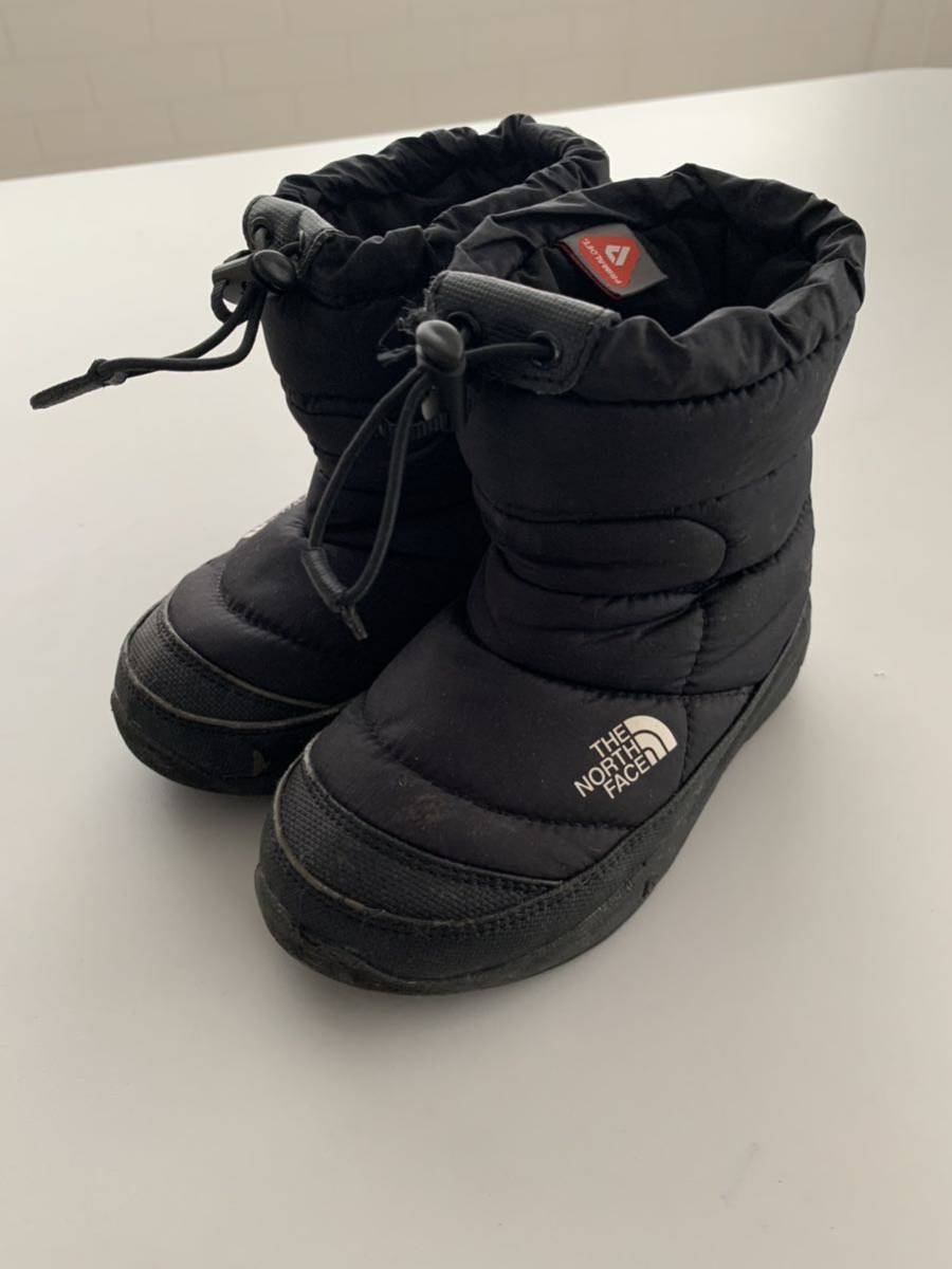 ノースフェイス スノーブーツ THE NORTH FACE ブラック 18cm_画像1