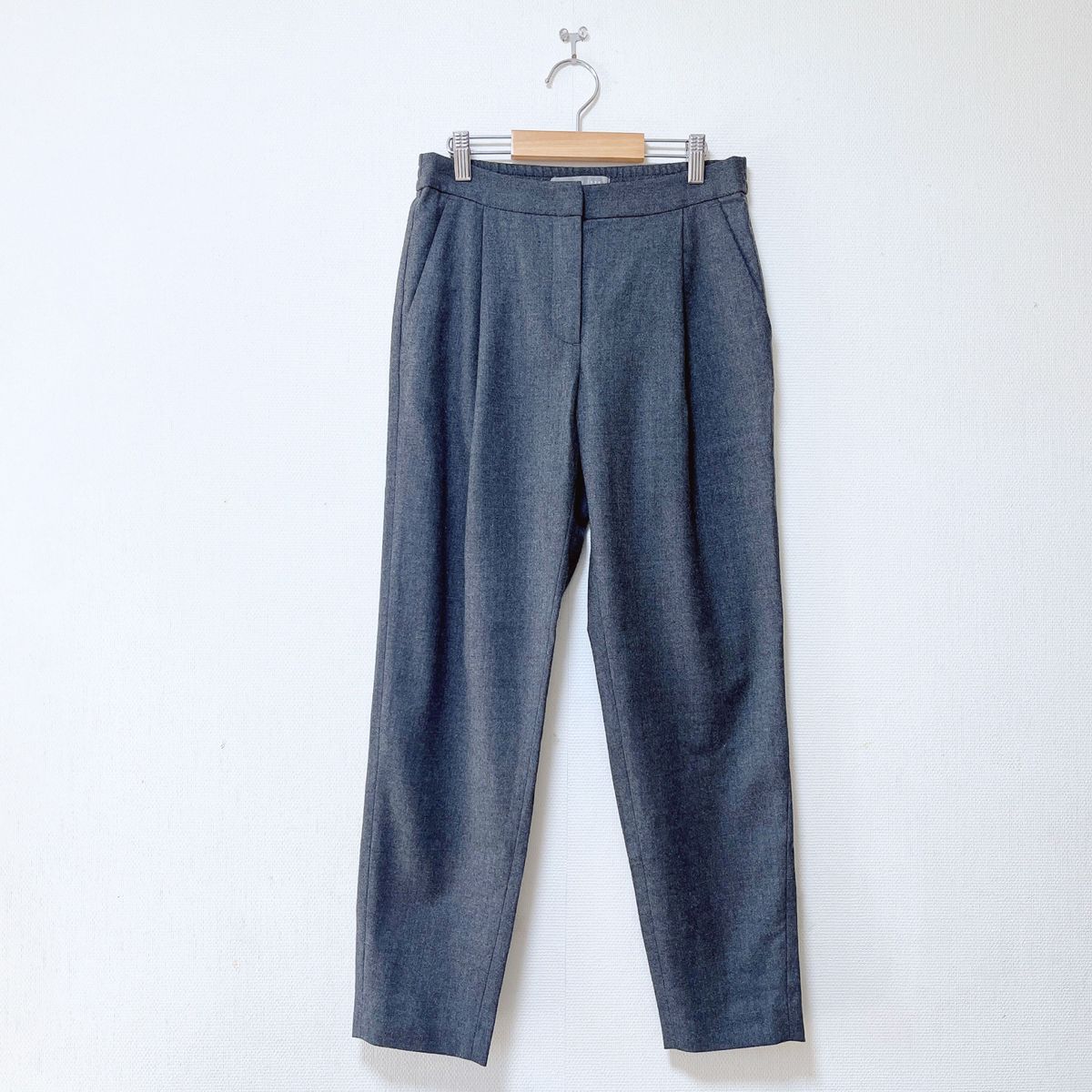 theory luxe セオリーリュクス ウールサキソニータックパンツ theory luxe セオリーリュクス ウールサキソニータックパンツ