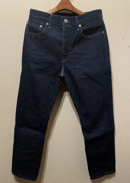 ビッグE美品LEVIS501c-MADE&CRAFTEDビンテージLEVI'S501xxモデルBigEセルビッジ濃紺インディゴ耳デニムW31L28相当リーバイス革パッチ(lvc66_画像1