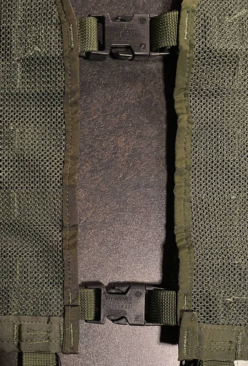 激レア美品97年90sビンテージ米軍LBYベストMOLLE VEST,LOAD BEARING実物US.ARMYナイロンODステンシル90年代ミリタリー1997年デッドストック_画像3