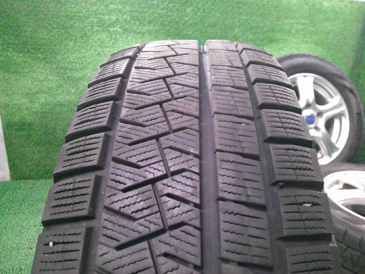 コンパクトカーに!! BS FEID 195/65R15 15x6J PCD114.3 OFF53 冬タイヤ 売切!!_画像6