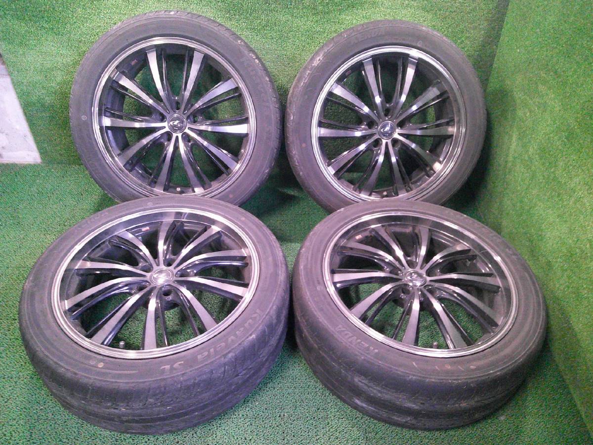 セダン等に!! ウェッズ レオニス 19x8J OFF35 PCD114.3 5H タイヤ付 245/45R19 2019 売切!!_画像7