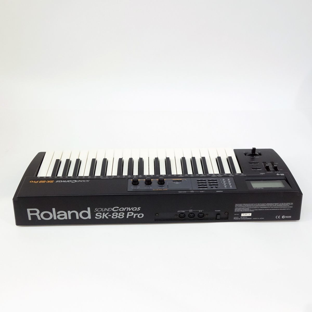 095 Roland ローランド SOUND Canvas サウンドキャンバス SK-88 Pro サウンドモジュール 37鍵 アダプター付き ※現状品_画像7