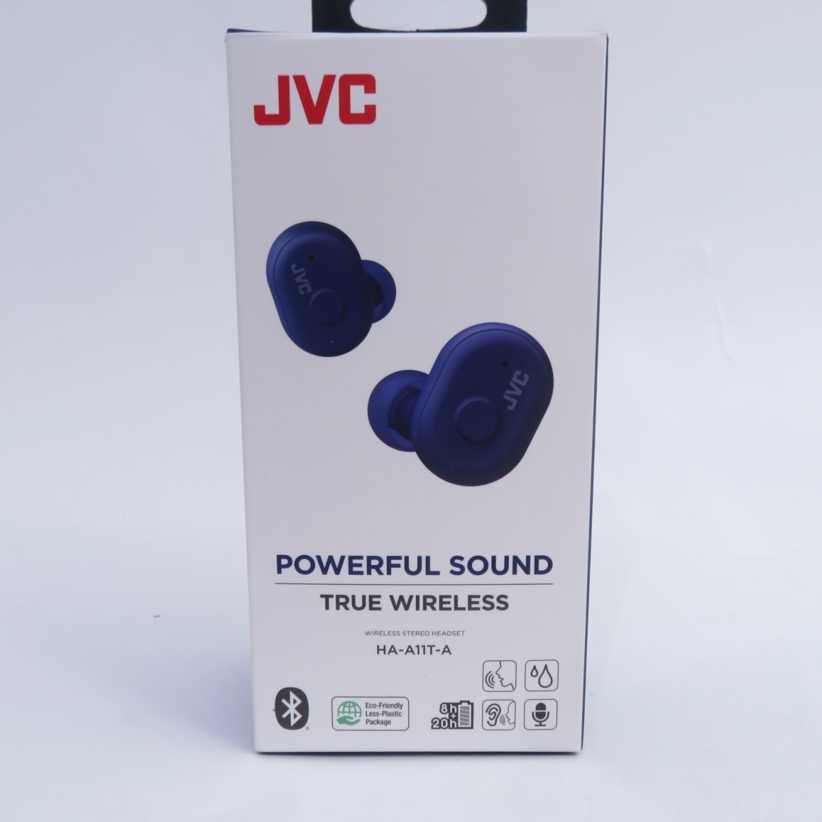 100【未開封】JVC ワイヤレスステレオヘッドセット HA-A11T-A インディゴブルー 完全ワイヤレスイヤホン Bluetooth_画像1