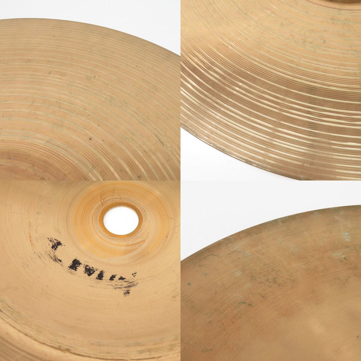 095 Paiste パイステ Pst5 ROCK CRASH クラッシュ シンバル 16" カット加工あり 本体のみ ※現状品の画像8