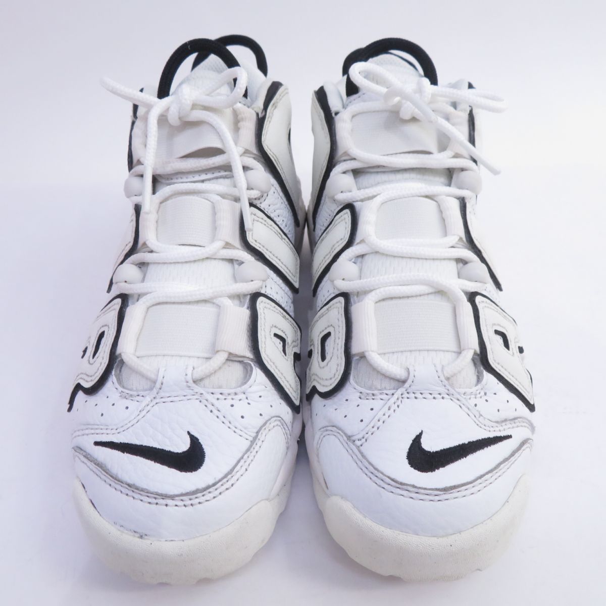 153s NIKE ナイキ WMNS AIR MORE UPTEMPO ウィメンズ エア モア アップテンポ DO6718-100 US7 24cm 箱有 ※中古_画像2