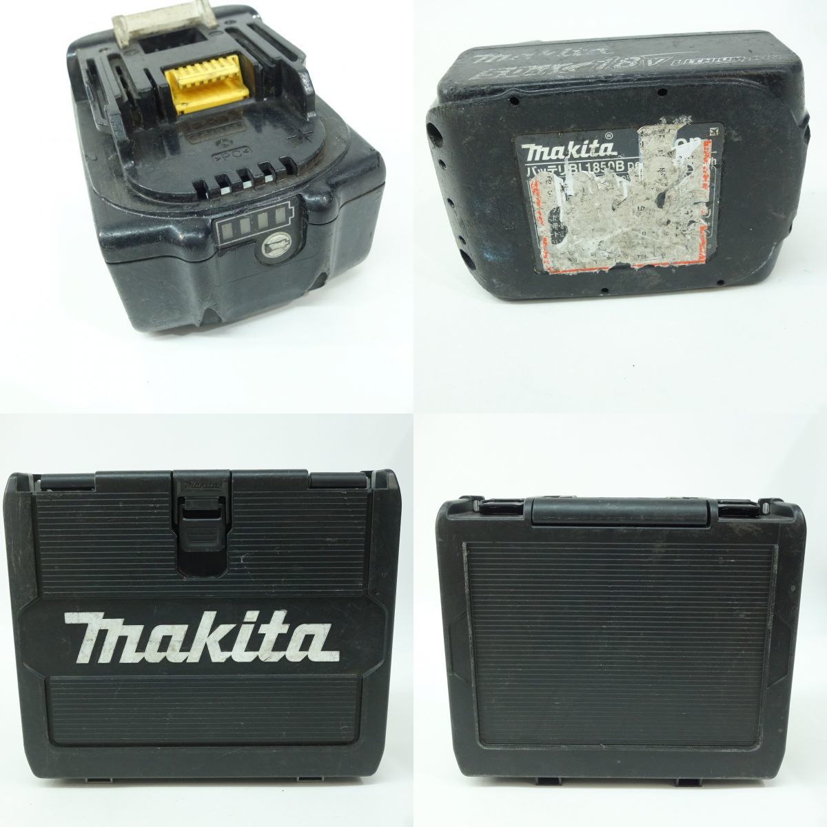 104 makita マキタ 充電式インパクトドライバ TD171DRGX【バッテリー・充電器・収納ケース付き】※中古_画像10