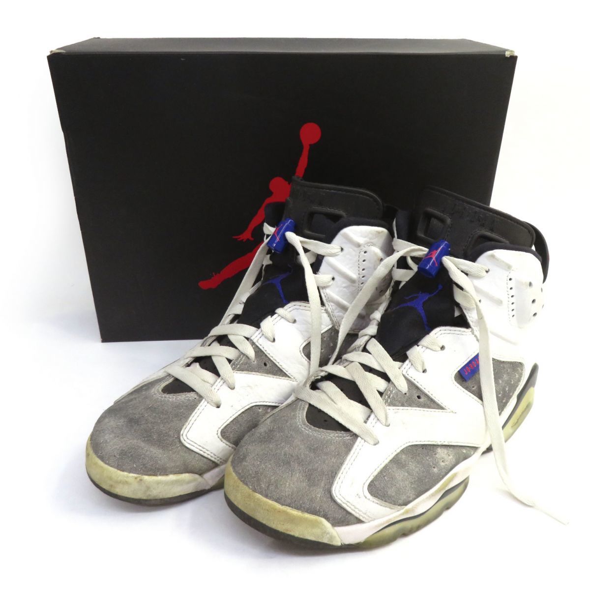 153 NIKE ナイキ AIR JORDAN 6 RETRO LTR エアジョーダン レトロ CI3125-100 US8.5 26.5cm 箱有 ※現状品