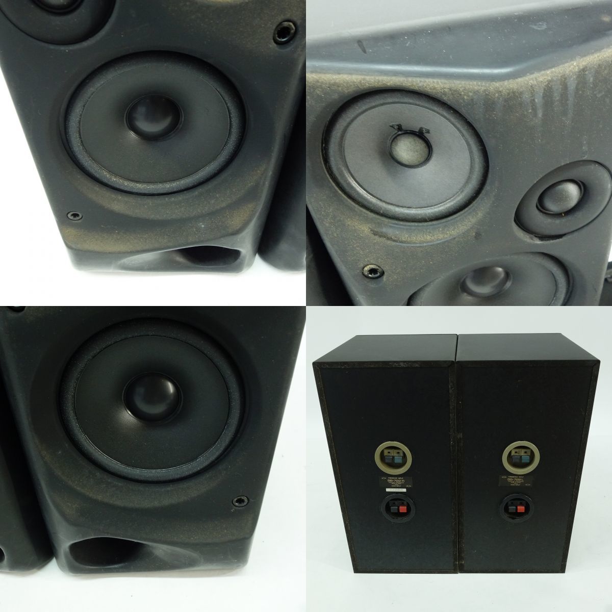 100 KENWOOD/ Kenwood super subwoofer system SW-07, speaker SS-772L/R set sound equipment * used 