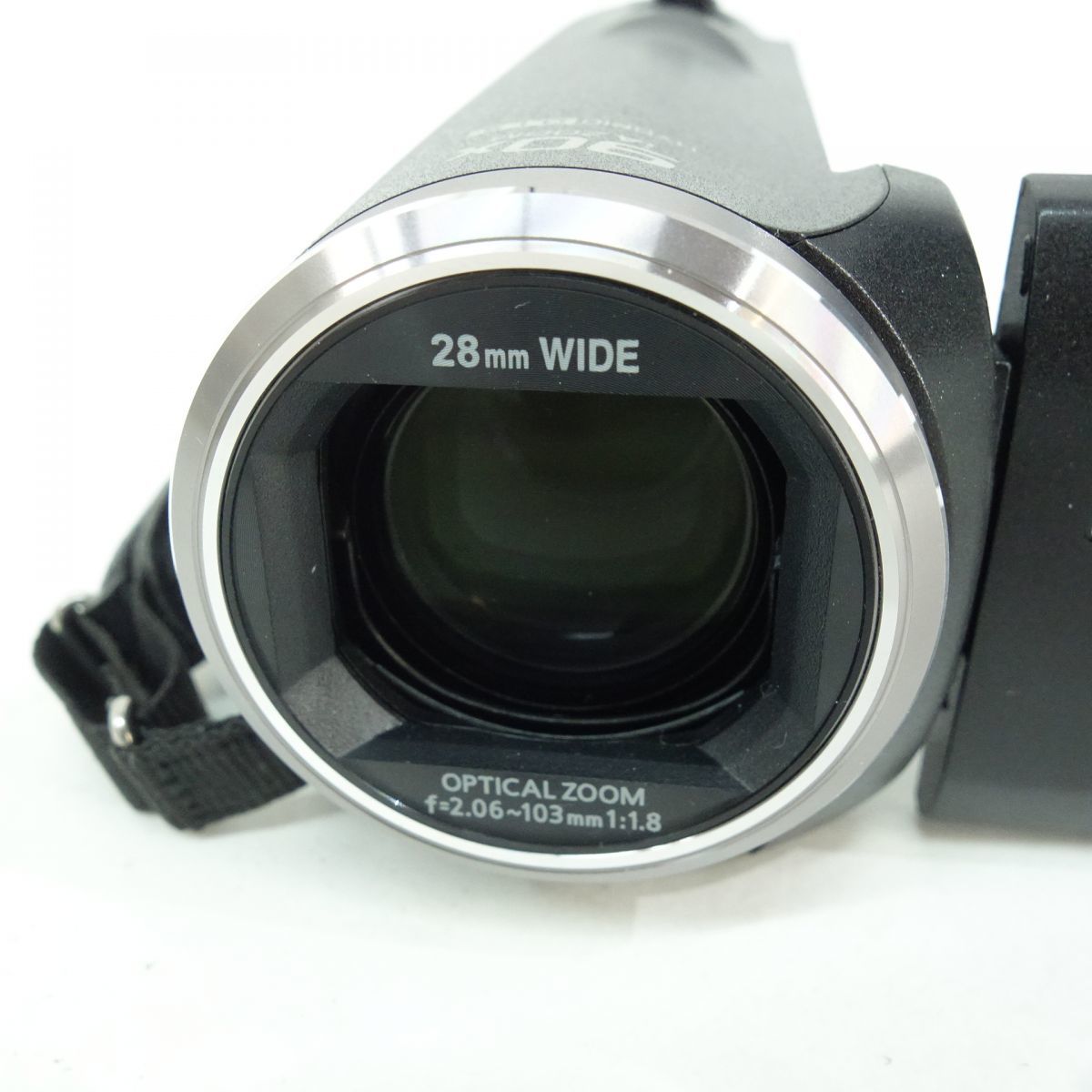 105s Panasonic パナソニック ビデオカメラ ハンディカム HC-V480MS ブラック　※中古_画像4