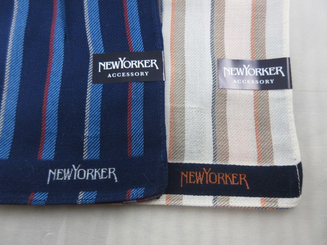  new goods prompt decision! new yo- car gentleman handkerchie 2 sheets cloth . cotton 100% made in Japan general merchandise shop handling commodity postage 140 jpy ②