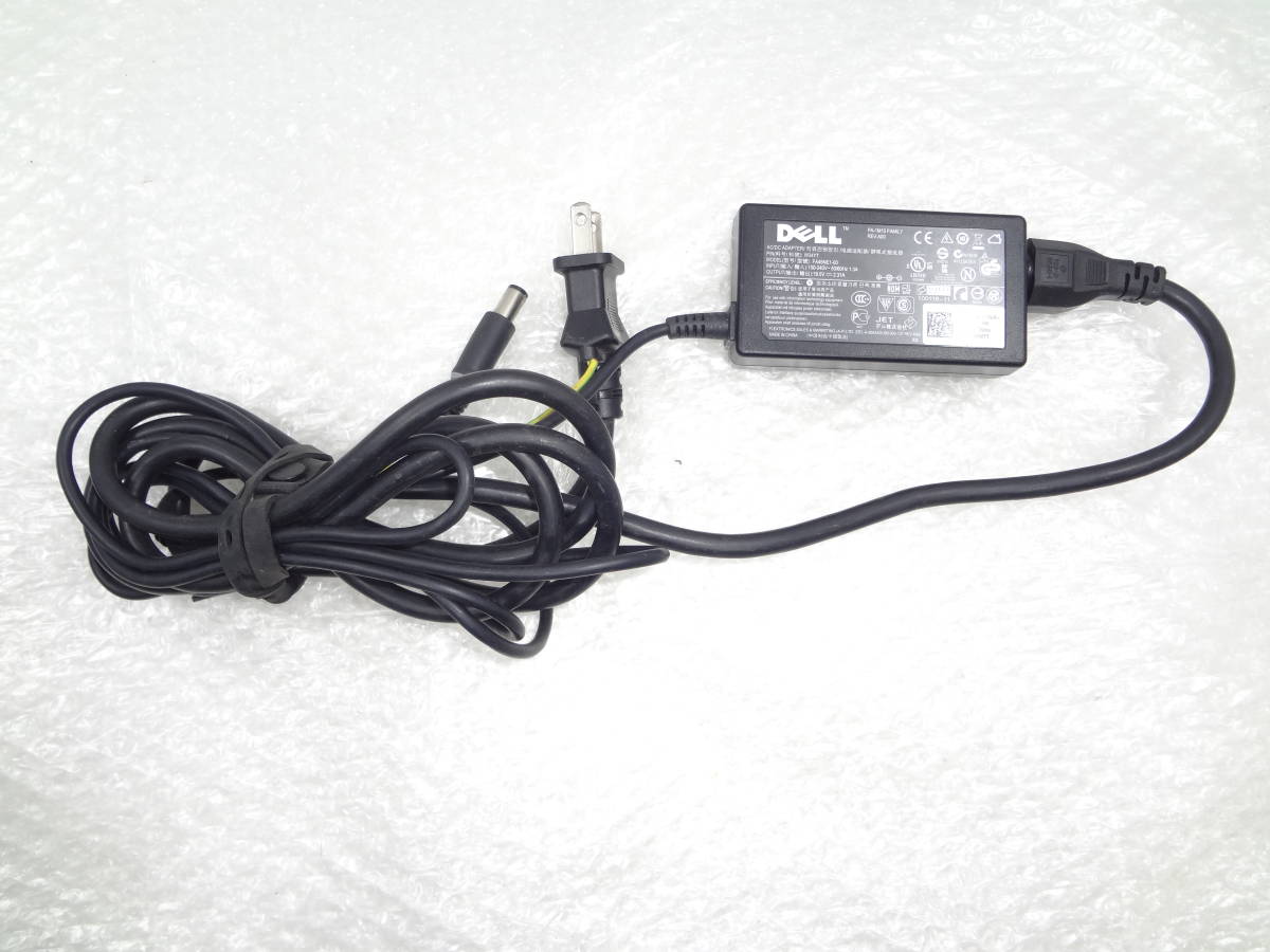  remainder barely DELL AC adapter FA45NE1-00 19.5V 2.31A 45W Mickey cable attaching used operation goods 