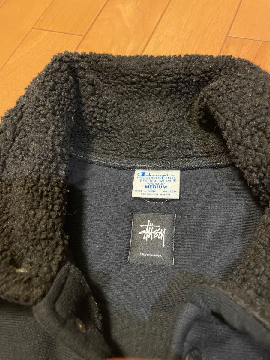 STUSSY × Champion リバースウィーブ ベスト ステューシー M STUSSY × Champion リバースウィーブ ベスト ステューシー M
