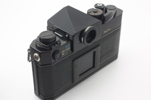 Canon キャノン F-1 後期 Late Model アイレベル ブラック ボディ 一眼レフ フィルム カメラ #38_画像2