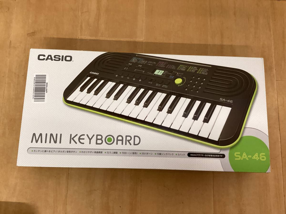 9568■CASIO キーボード 電子ピアノ カシオ SA-46 ミニキーボード 32鍵盤 SA46 楽器 通電・動作確認済み_画像8