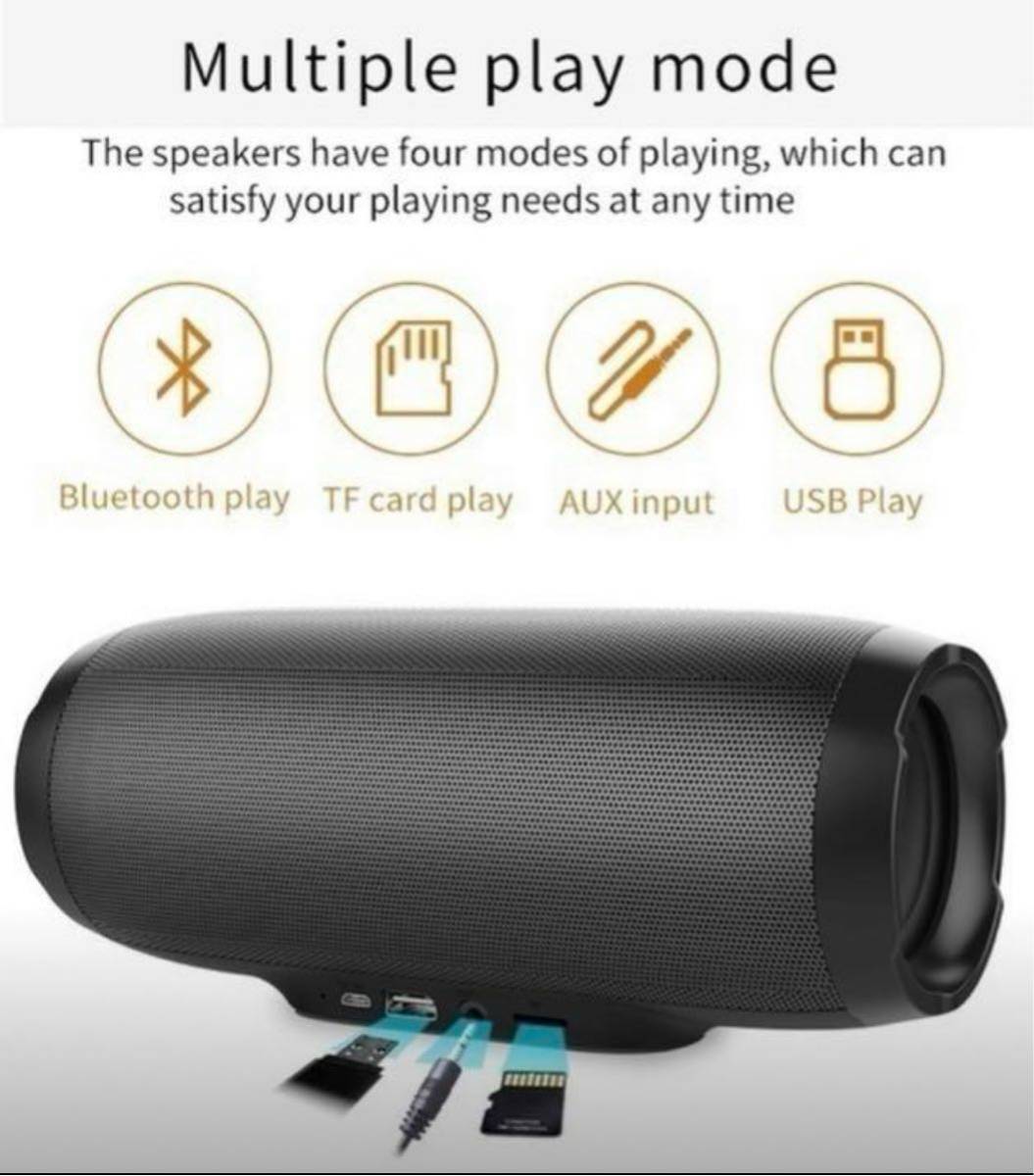 [ new goods ] waterproof put type bluetooth speaker blue 