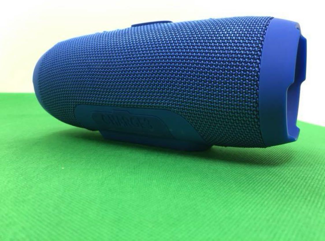 [ new goods ] waterproof put type bluetooth speaker blue 