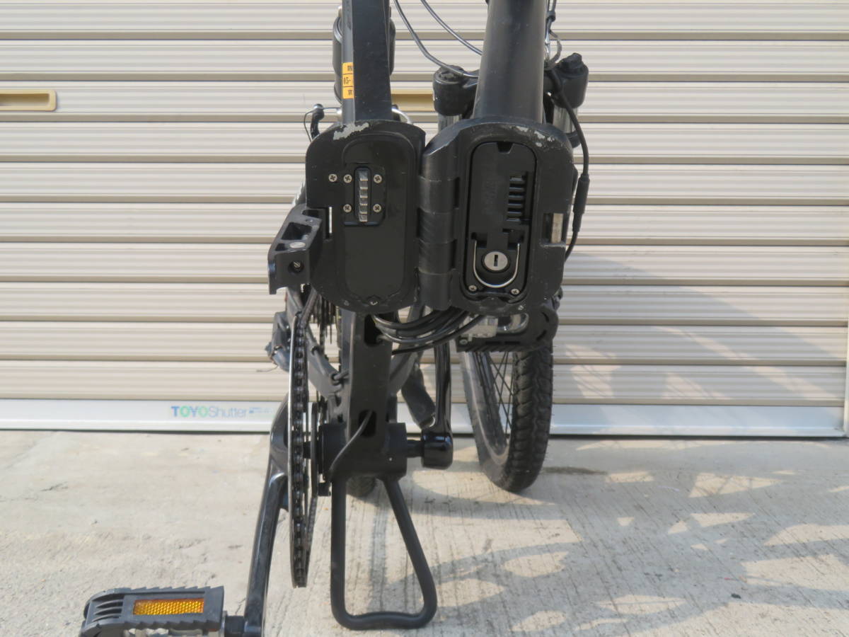BARON バロン Extreme Bike 20インチ 黒色 折り畳み電動自転車 現状品 ジャンク 充電器欠品 追加画像有り _画像10