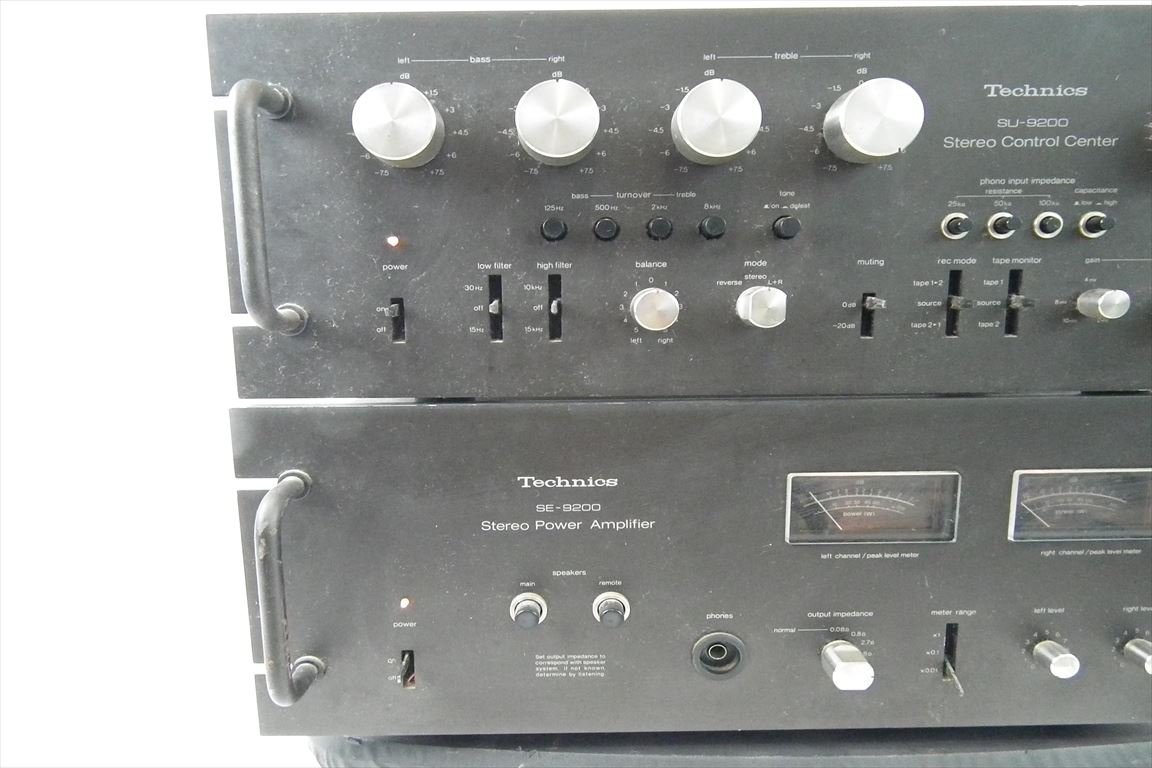 ☆ Technics テクニクス SU-9200 SE-9200 アンプセット 中古 現状品 231202M4003_画像3