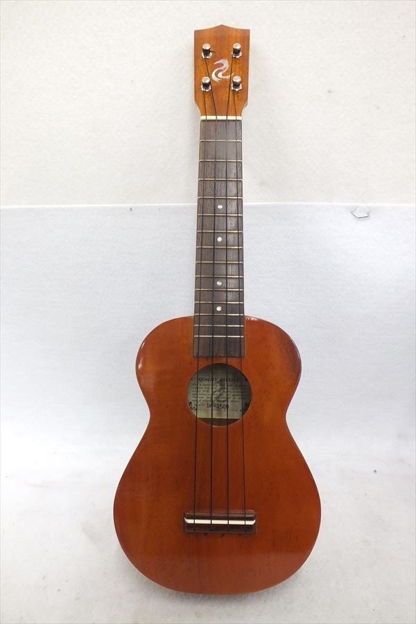 ◆ QUALITY UKULELE クオリティ ウクレレ UK-2500 ウクレレ ハードケース付き 中古 現状品 231209G3464_画像3