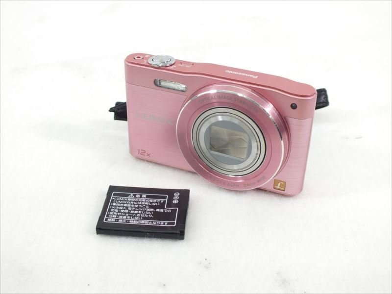 ♪ Panasonic パナソニック DMC-SZ8 デジタルカメラ 1:3.1-6.3/4.3-51.6 ASPH. 24mm WIDE 中古 現状品 231111A1026_画像1