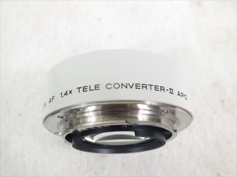 ♪ MINOLTA ミノルタ AF 1.4× TELE CONVERTER-II APO テレコンバーター ソフトケース付き 中古 現状品 231211Y7213_画像5