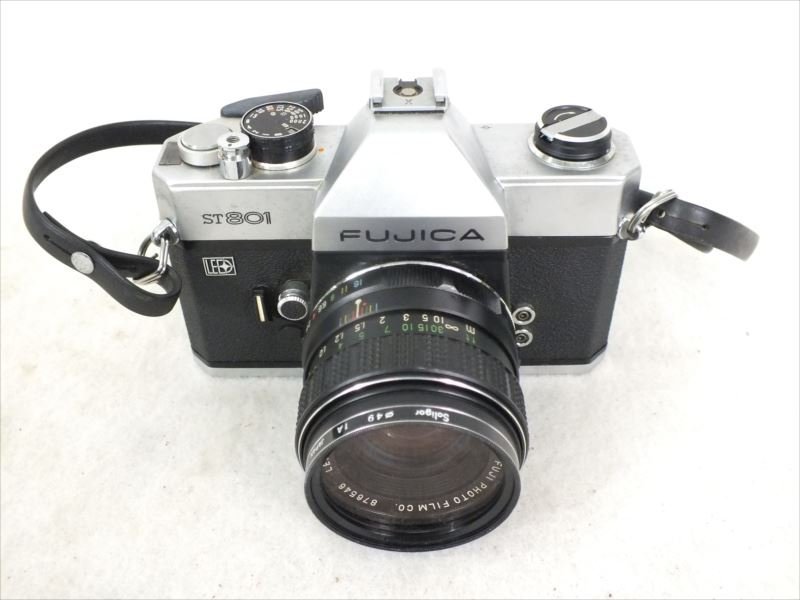 ♪ FUJI フジ ST801 フィルム一眼レフ EBC 1.8 55 中古現状品 231211Y7159_画像3