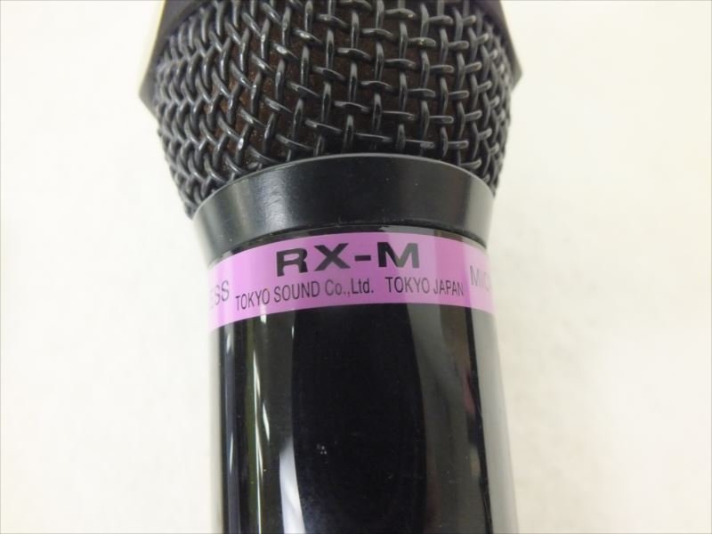 ♪ REXER RX-M 2本 RX-R ワイヤレスマイク 中古現状品 231111Y7316_画像6