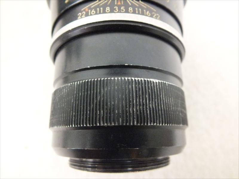 ♪ PENTAX ペンタックス レンズ Takumar 1:3.5/200 ハードケース付き 中古 現状品 231211E3082_画像6