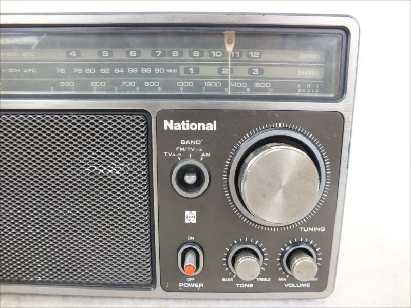 ♪ National ナショナル RF-1090 ラジカセ 動作確認済 中古現状品 231211E3034_画像5