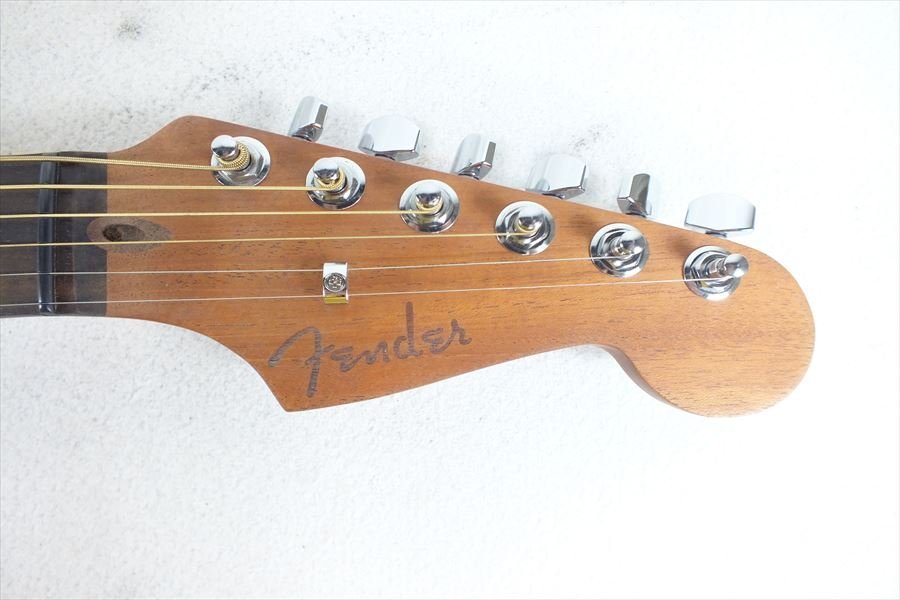 ◇ Fender フェンダー American Acoustasonic jazzmaster TUN EB ギター 取扱説明書 ソフトケース付 音出し 動作確認OK 中古 231108H4557_画像7